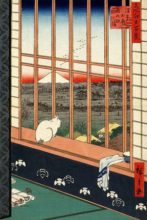 High-quality Print Asakusa Rice Fields and Festival of Torinomachi - Utagawa Hiroshige Japanese Woodblock Print Ukiyo-e - City of Paradise