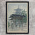 High-quality Framed Print De Zensetsu Temple in Sanshu - Hasui Kawase Japanese Woodblock Print Ukiyo-e - City of Paradise