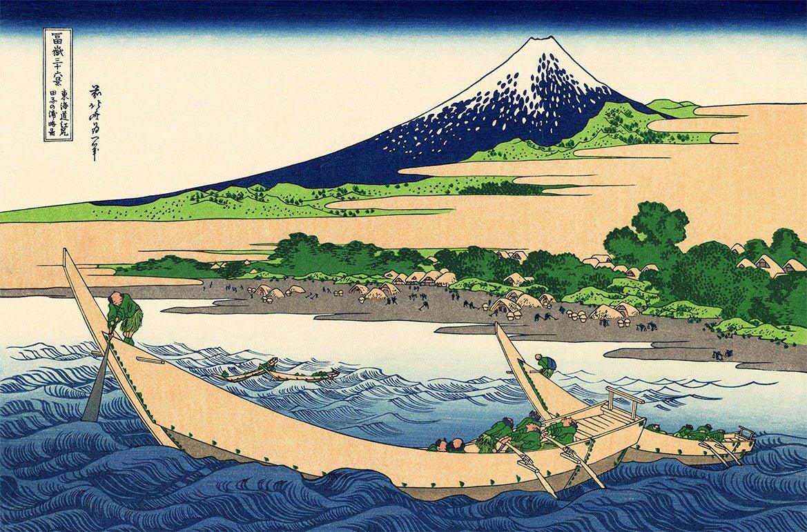 What did katsushika hokusai believe was important about mount fuji?