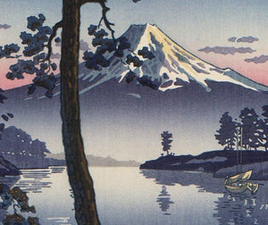 High-quality Print Fuji from Tago Bay - Tsuchiya Koitsu Japanese Woodblock Print Ukiyo-e - City of Paradise