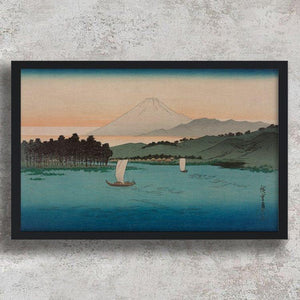 High-quality Framed Print Fūkeiga - Andō, Hiroshige Japanese Woodblock Print Ukiyo-e - City of Paradise