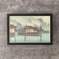 High-quality  Miyajima in de mist - Kawase Hasui Japanese Woodblock Print Ukiyo-e - City of Paradise