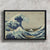 High-quality Framed Print The Great Wave off Kanagawa - Katsushika Hokusai Japanese Woodblock Print Ukiyo-e - City of Paradise