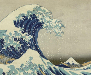 High-quality Print The Great Wave off Kanagawa - Katsushika Hokusai Japanese Woodblock Print Ukiyo-e - City of Paradise